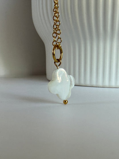 Clover Pearl Charm