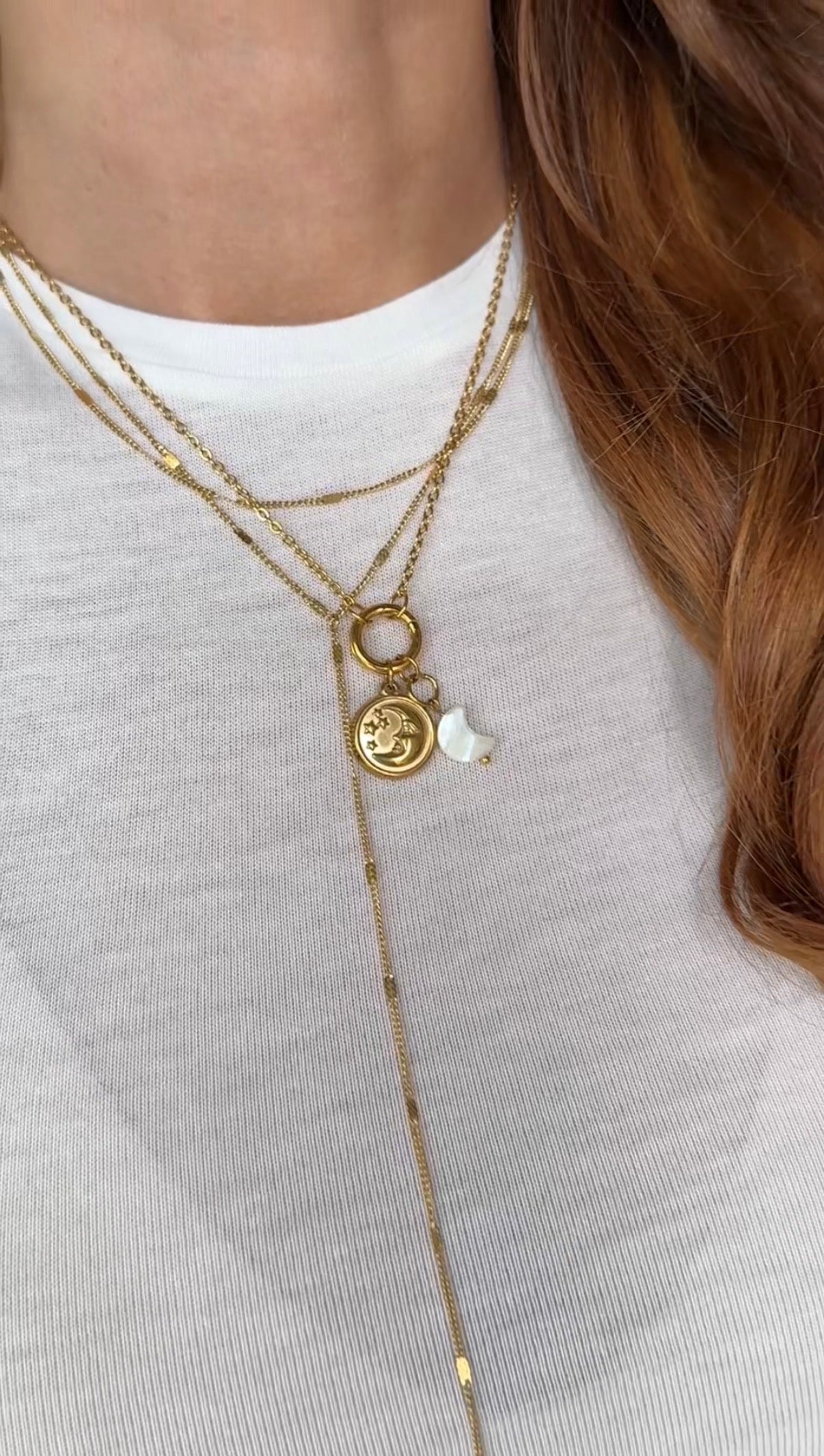Layered Y Necklace