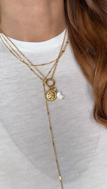 Layered Y Necklace