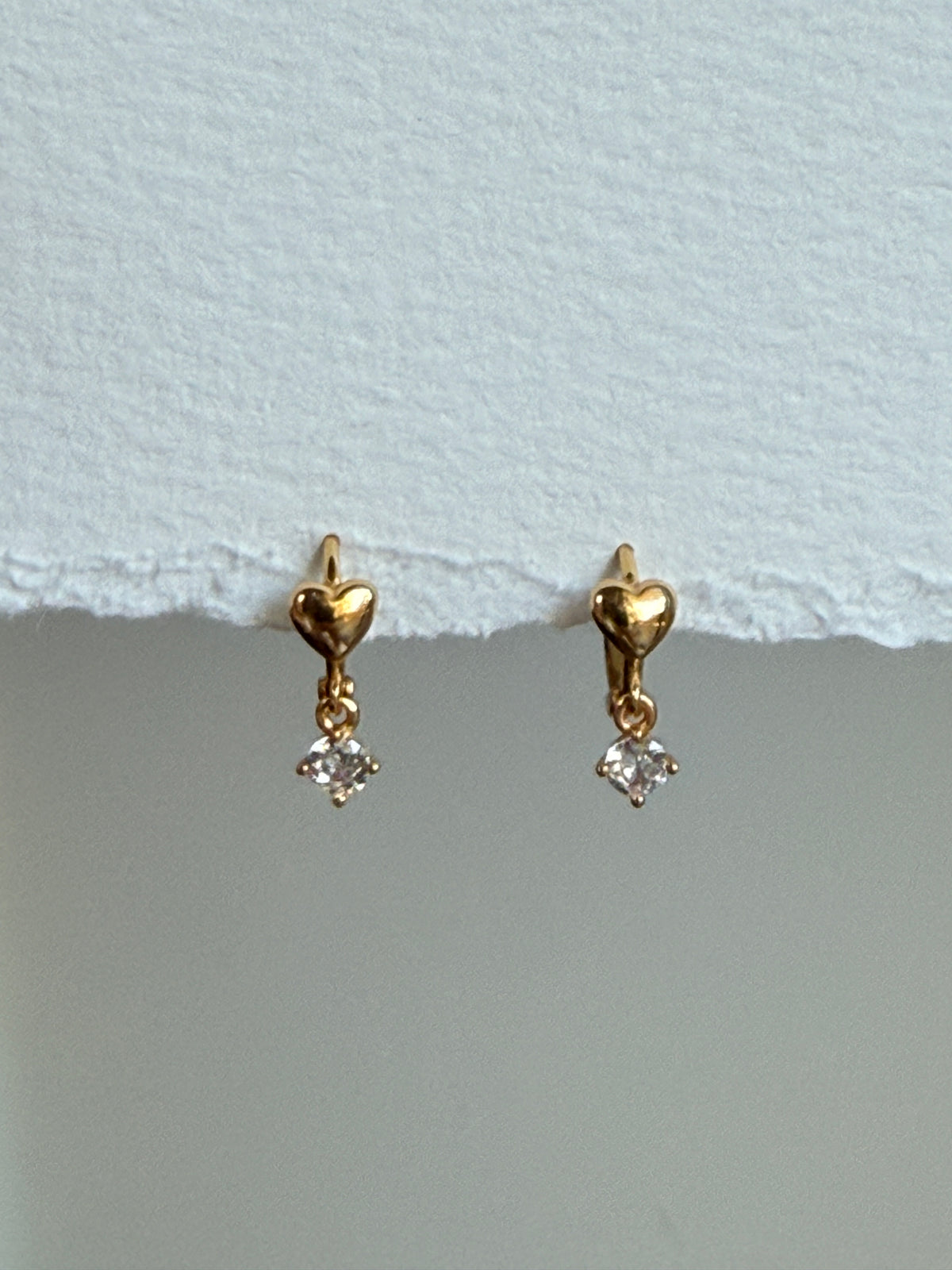 Love Drop Hoops  | 925 Silber