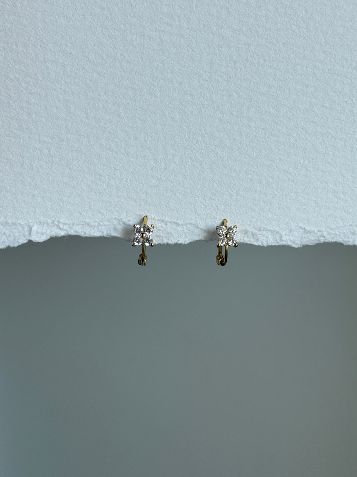 Clover Kiss Hoops | 925 Silber