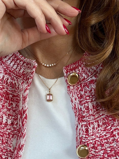 Crystal Charm - Pink