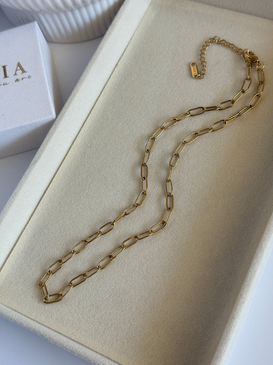 NOLA – Link Chain Necklace, Gold Plated