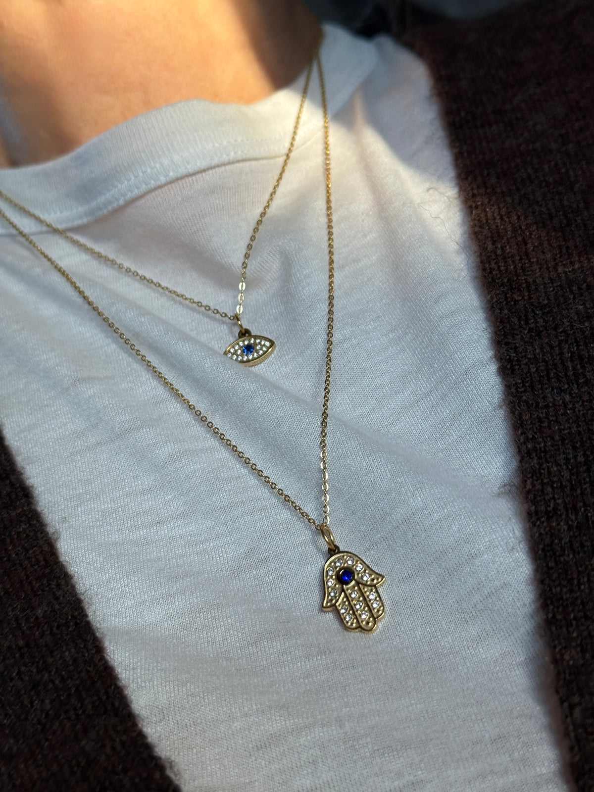Hamsa Evil Eye Charm