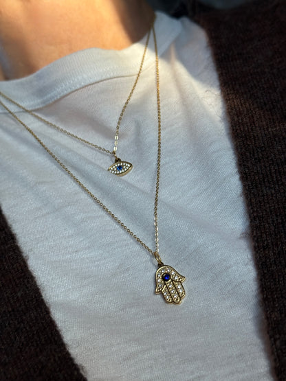 Hamsa Evil Eye Charm