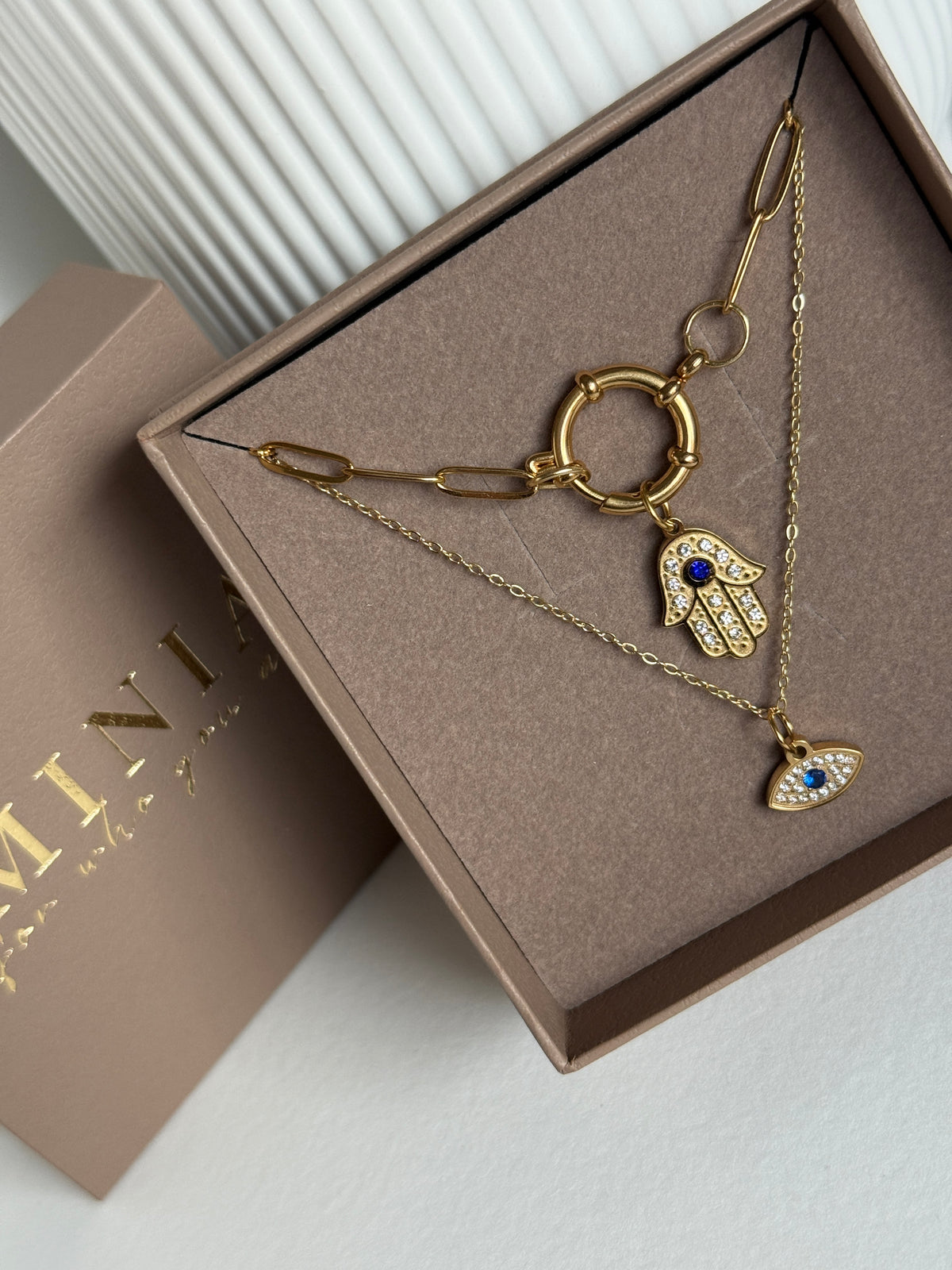 Hamsa Evil Eye Charm