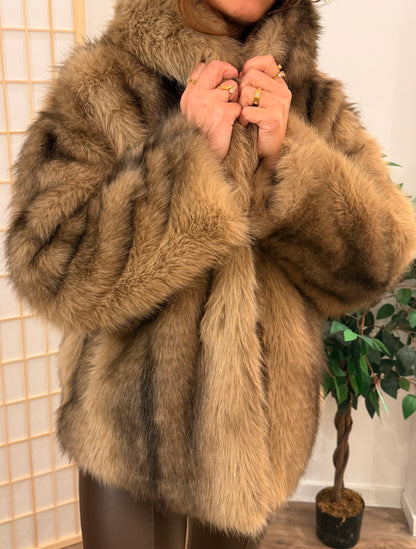 AMÉLIE Faux Fur Jacke