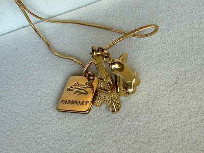 ROSI – Mini Charms Necklace, Gold Plated