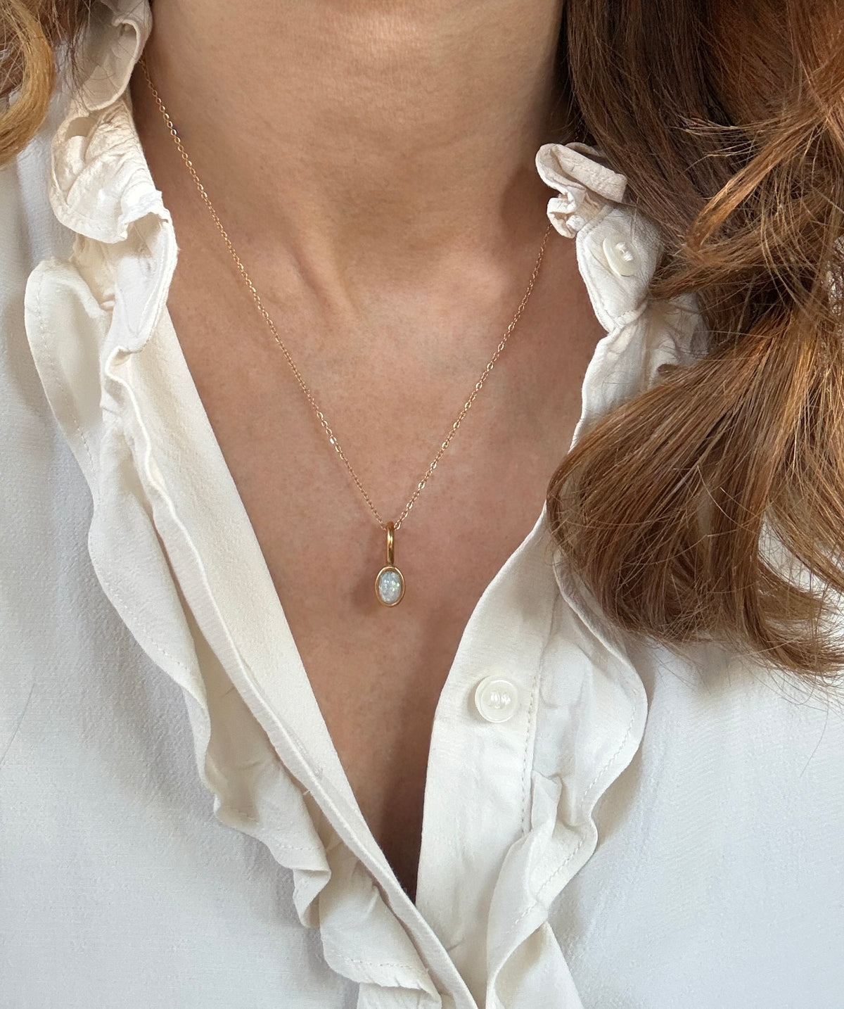 Opal Glow Charm