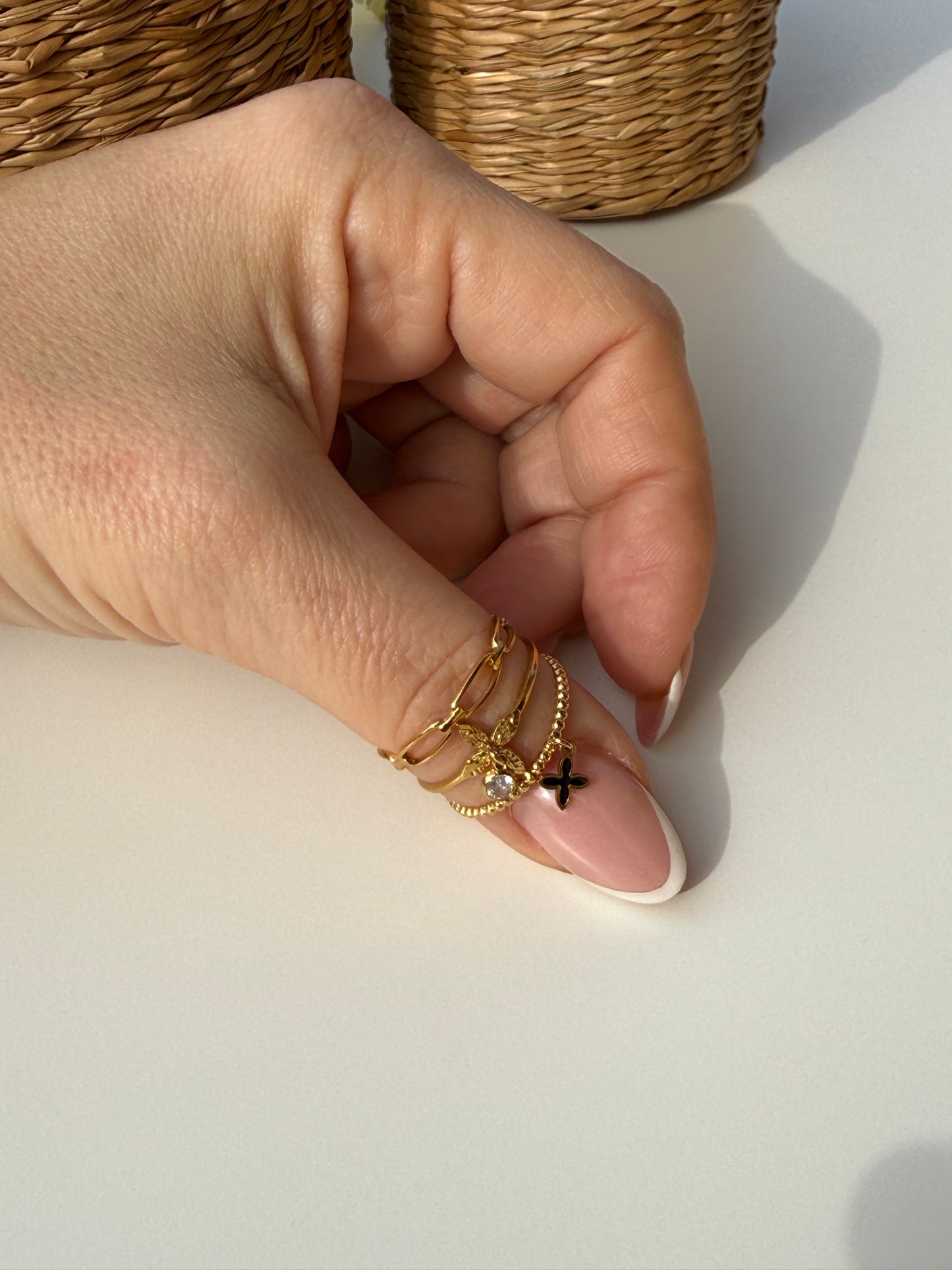 EVE – Adjustable Ring with Charm