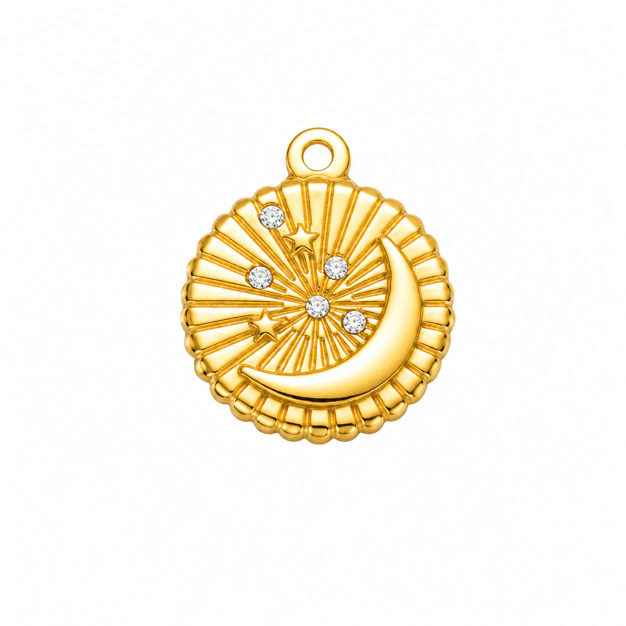 Mond Medaillon Charm