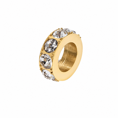 Circle Charm mit Zirkonia