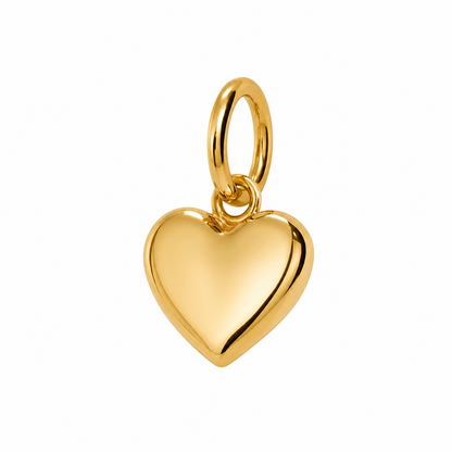 Puffy Herz Charm