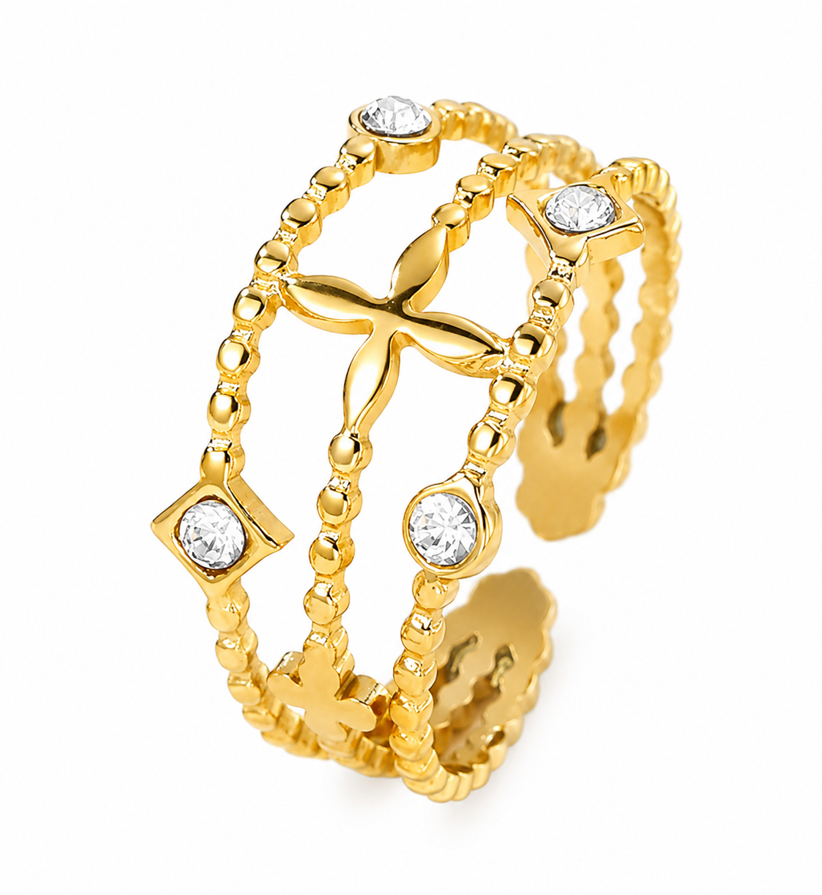 Crystal Accent Ring