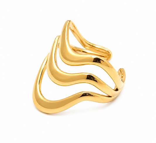 Triple Wave Ring