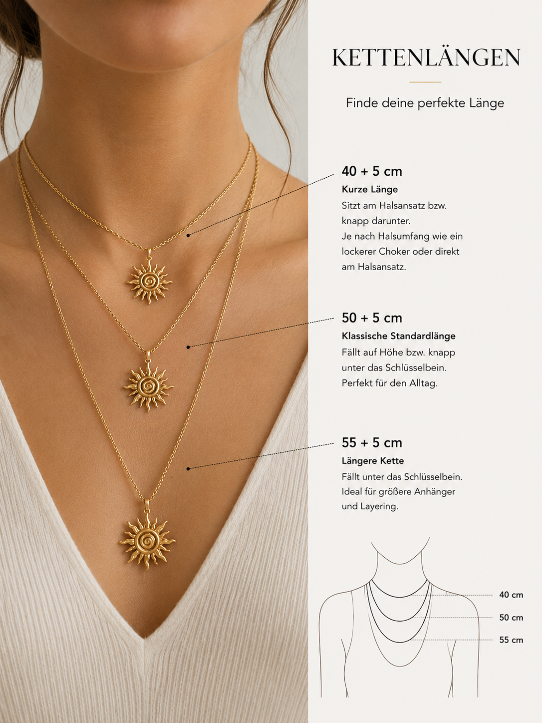 SUN CHARM NECKLACE – Choose Your Sun