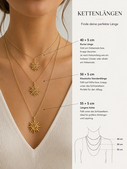 SUN CHARM NECKLACE – Choose Your Sun