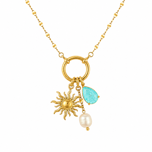 Aqua Crush Halskette