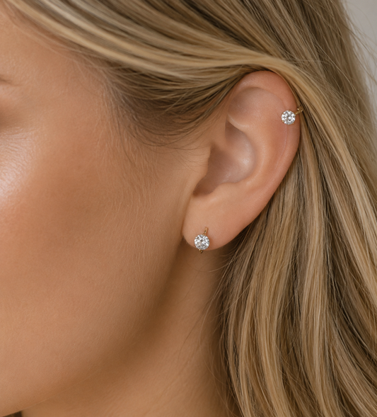 Tiny Spark Hoops | 925 Silber