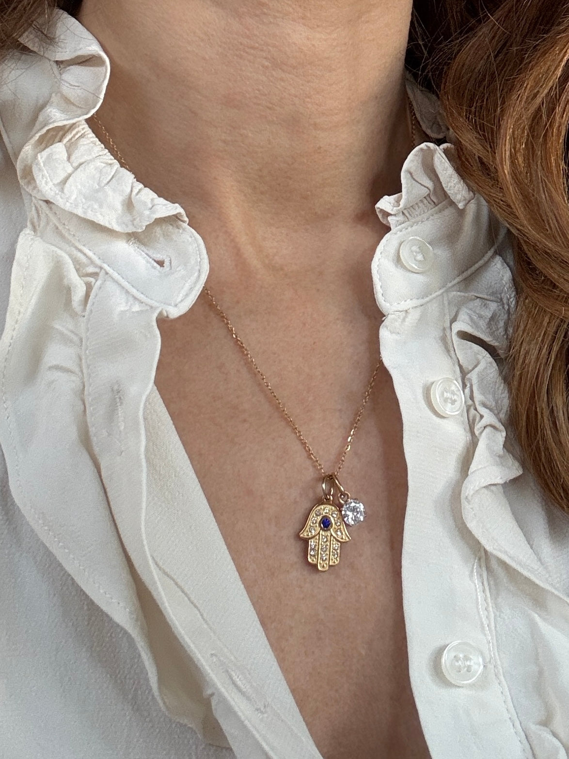 Hamsa Evil Eye Charm