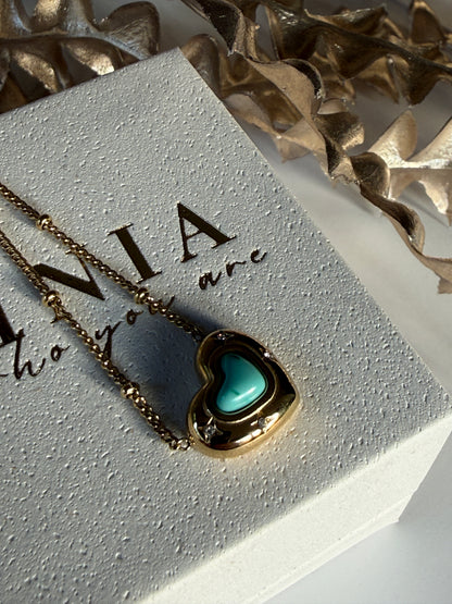 JULI – Heart Necklace, Gold Plated