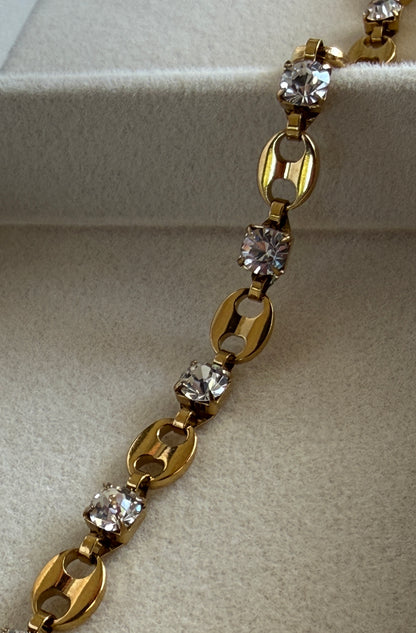 Bracelet with Zirconia Accents