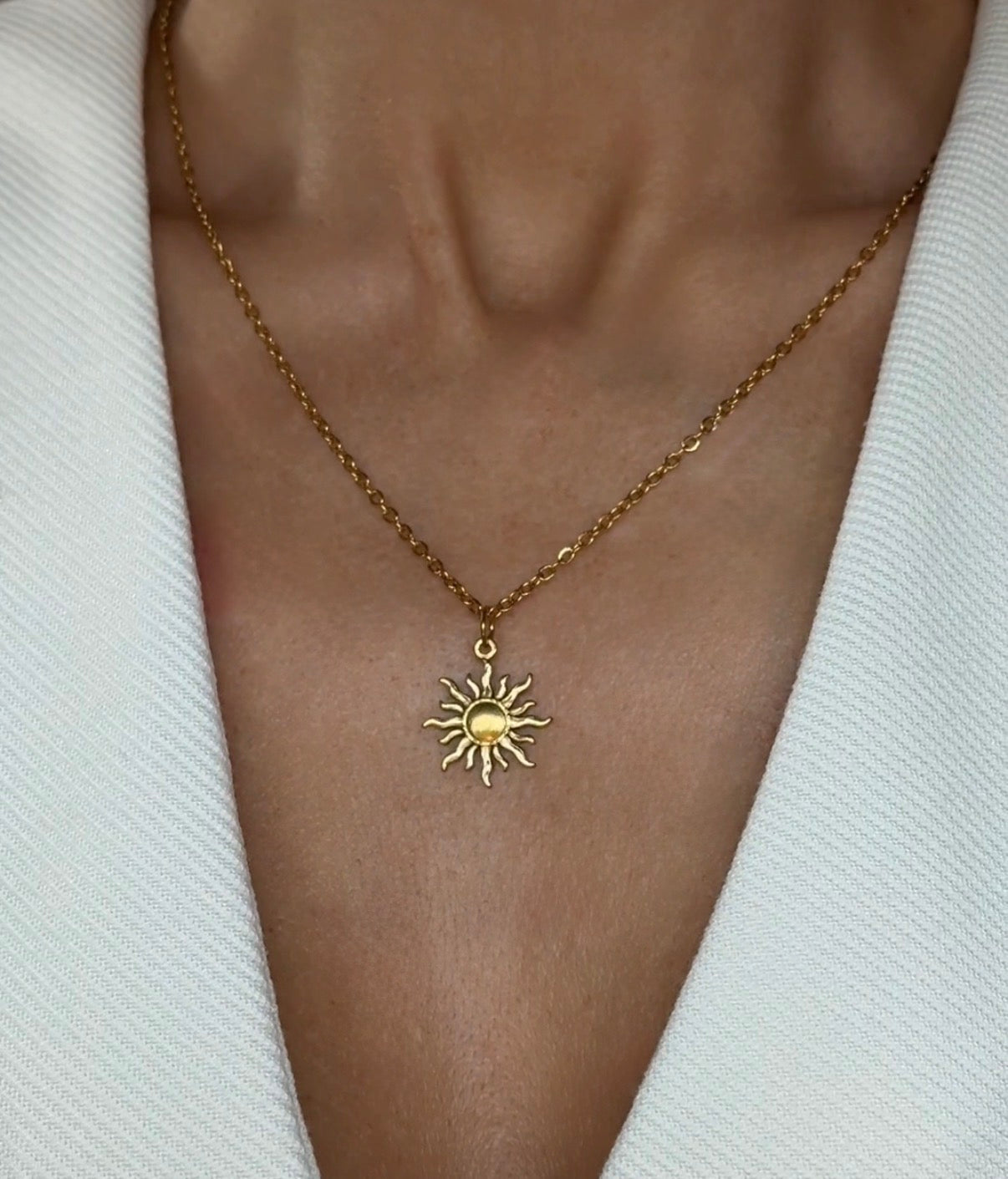 Sun Gold Charm