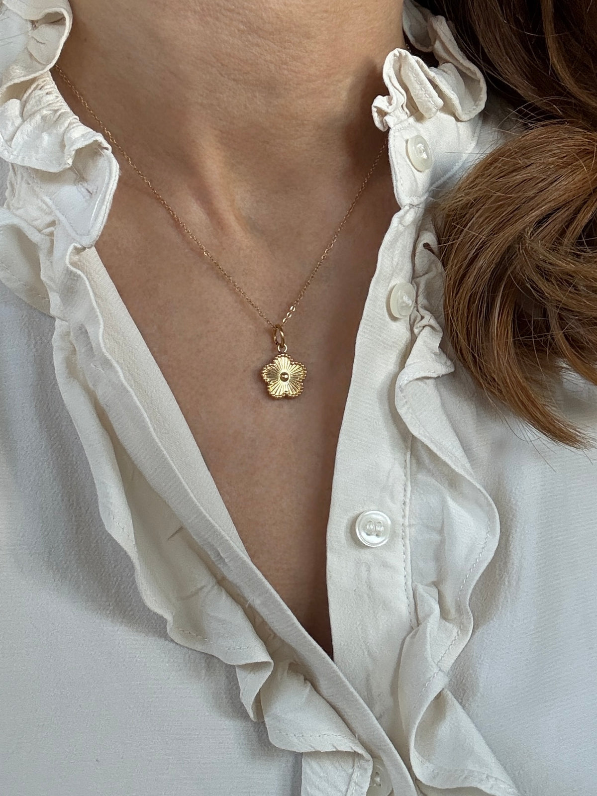 Clover Gold Charm