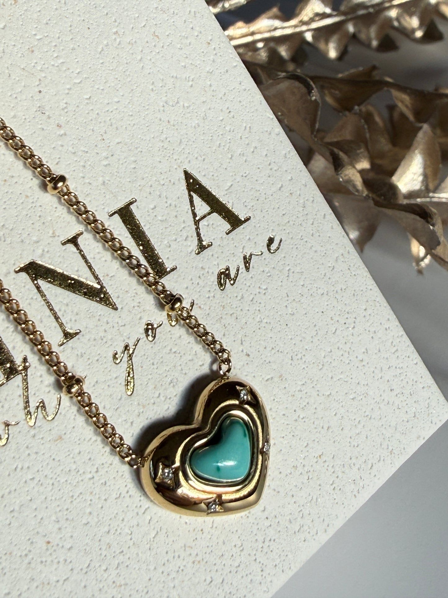 JULI – Heart Necklace, Gold Plated