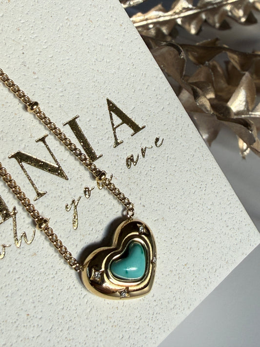 JULI – Heart Necklace, Gold Plated