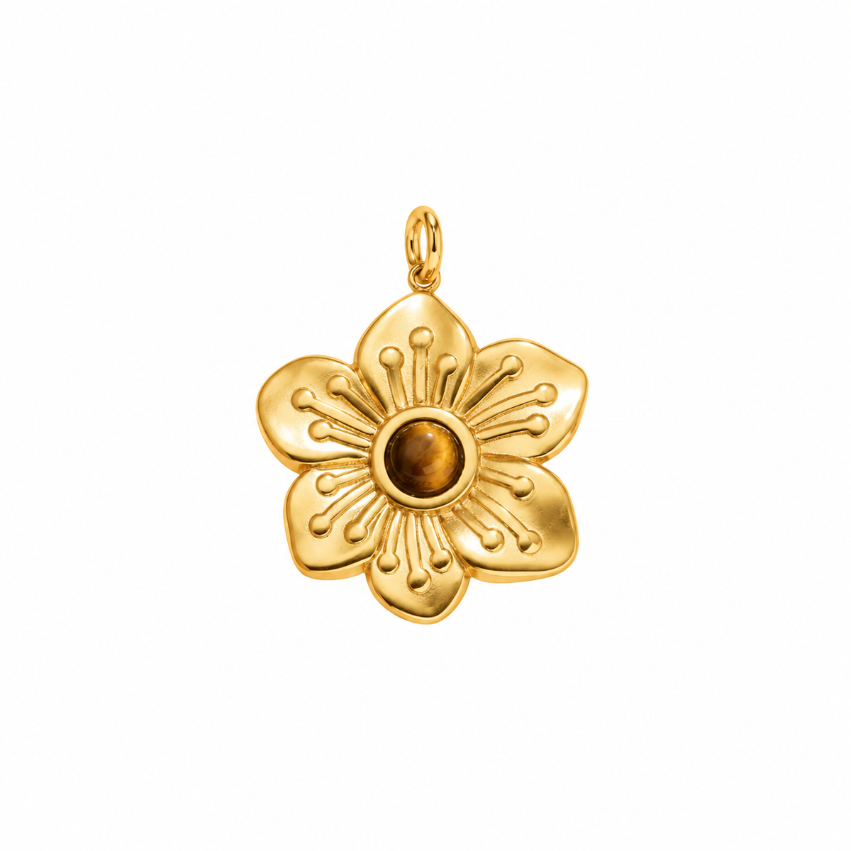 Golden Bloom Charm