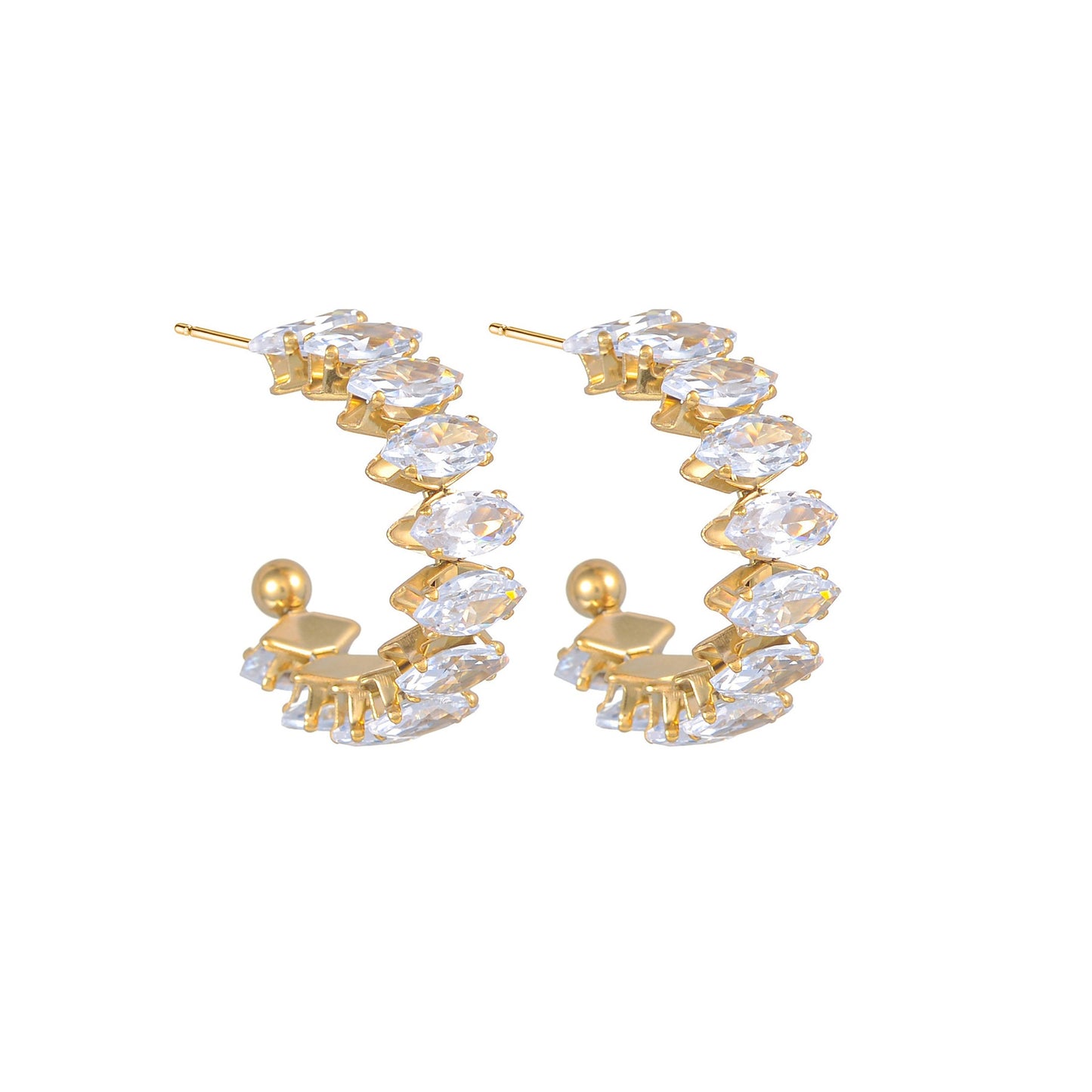 Boucles d'oreilles GROOVE HOOPS