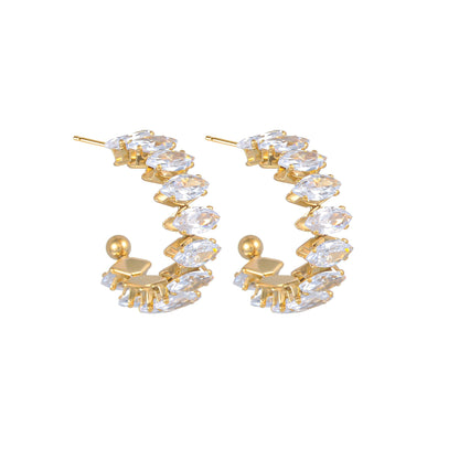Boucles d'oreilles GROOVE HOOPS