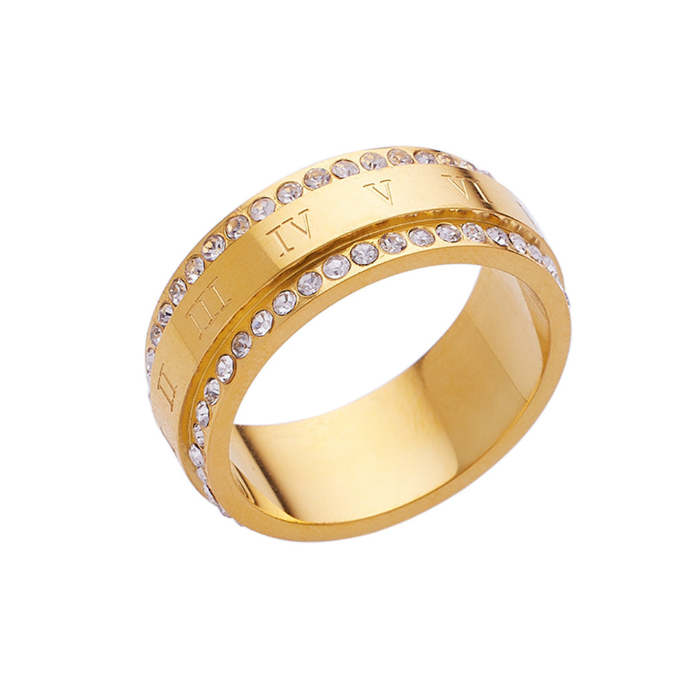 LEVI – Cubic Zirconia Ring – Gold-Plated