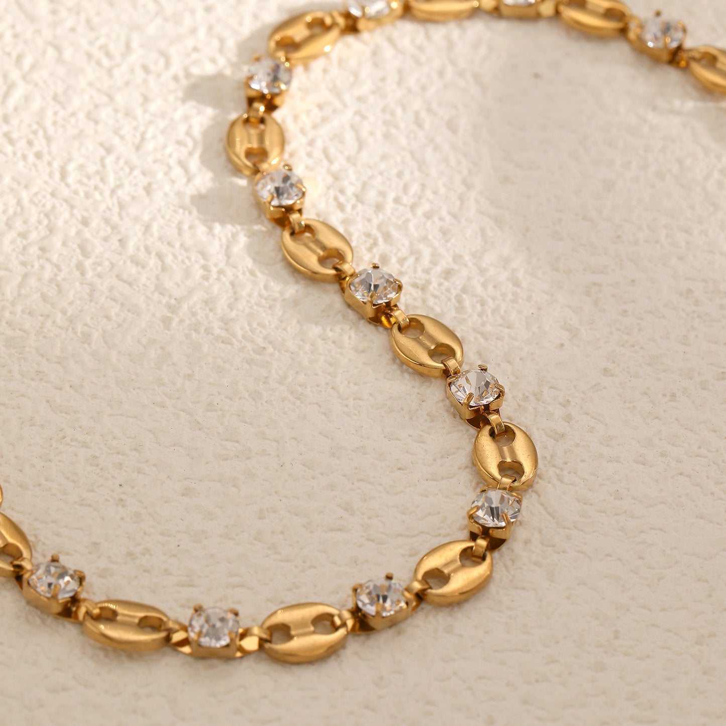 Bracelet with Zirconia Accents