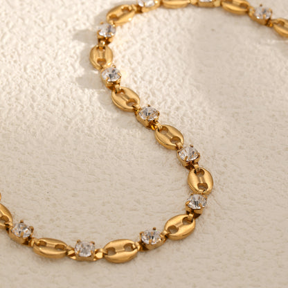 Bracelet with Zirconia Accents