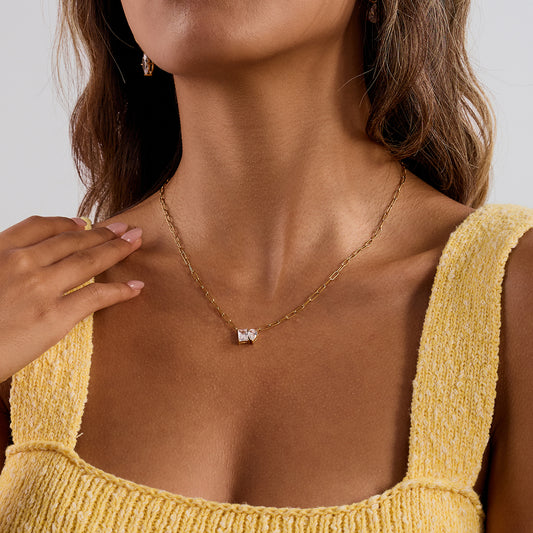 Crystal Pendant Necklace