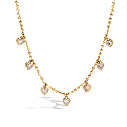 EVI – Charm Chain Necklace, Gold Plated