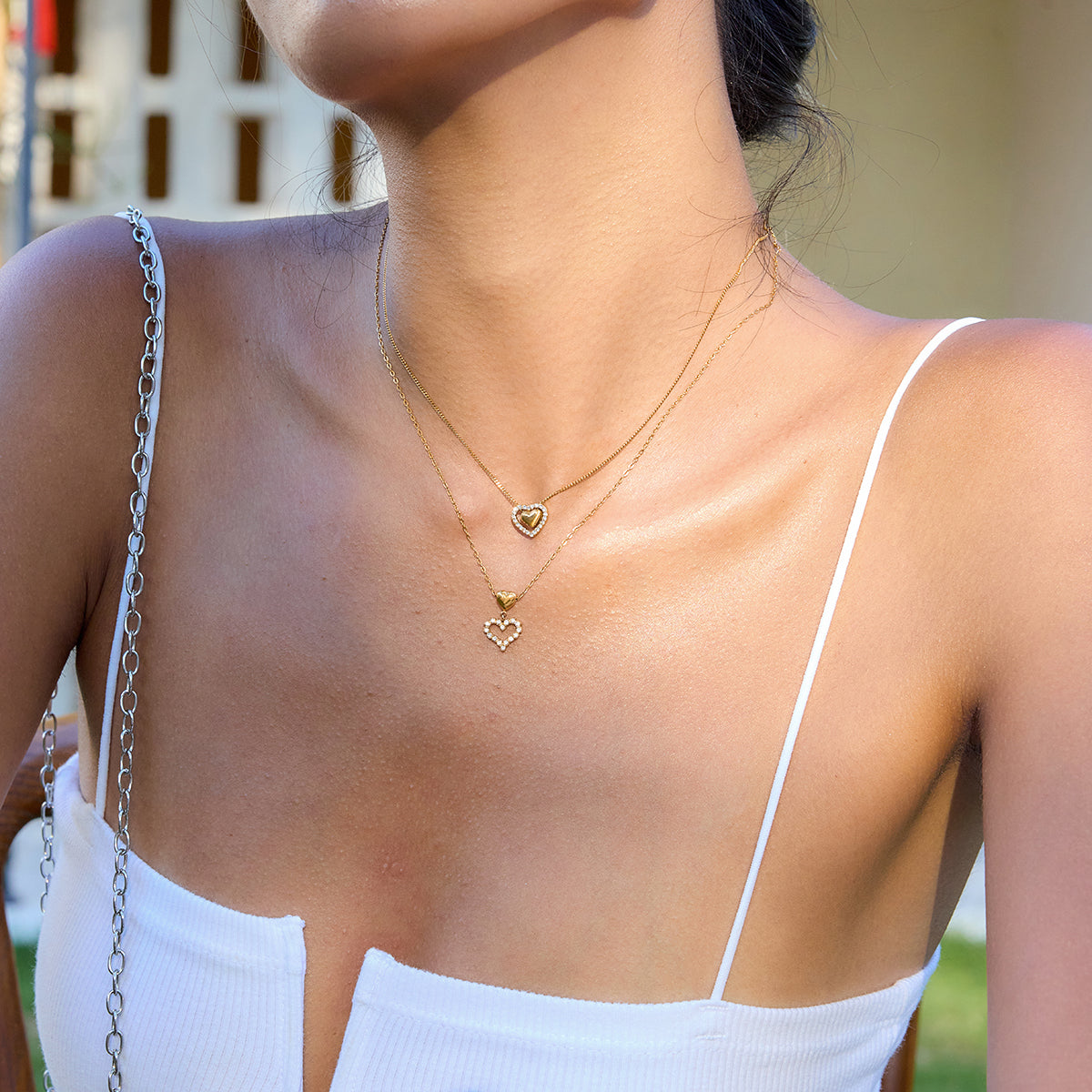 SOFIE – Heart Necklace, Gold Plated