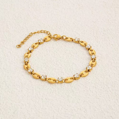 Bracelet with Zirconia Accents