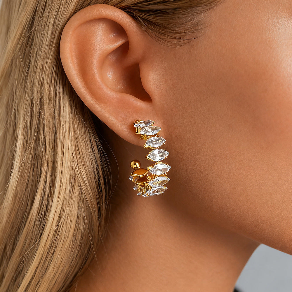 Boucles d'oreilles GROOVE HOOPS