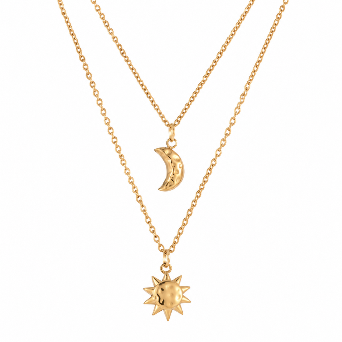 Sun Meets Moon Halskette