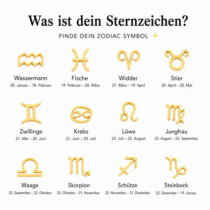Zodiac Charm Anhänger