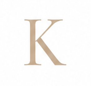 Zirconia Letter K Charm