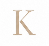 Zirconia Letter K Charm