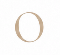 Zirconia Letter O Charm
