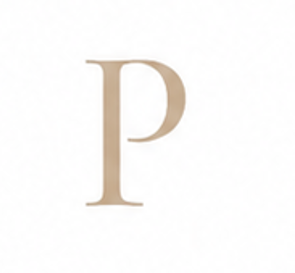Zirconia Letter P Charm