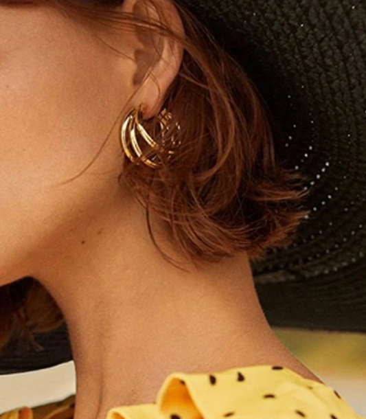 Boucles d'oreilles GROOVE HOOPS