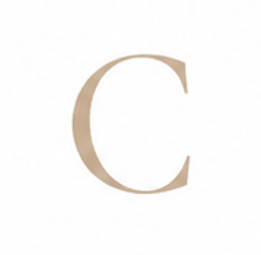 Zirconia Letter C Charm