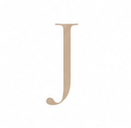Zirconia Letter J Charm